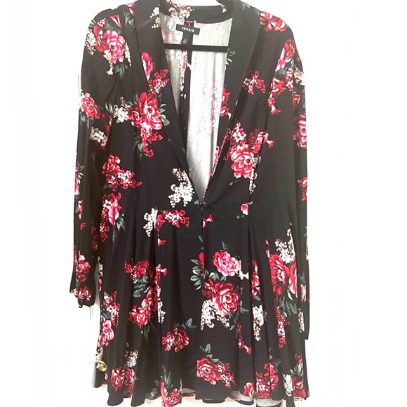 🌺TORRID Floral Fit & Flare Twill Coat🌺 - Picture 2 of 11